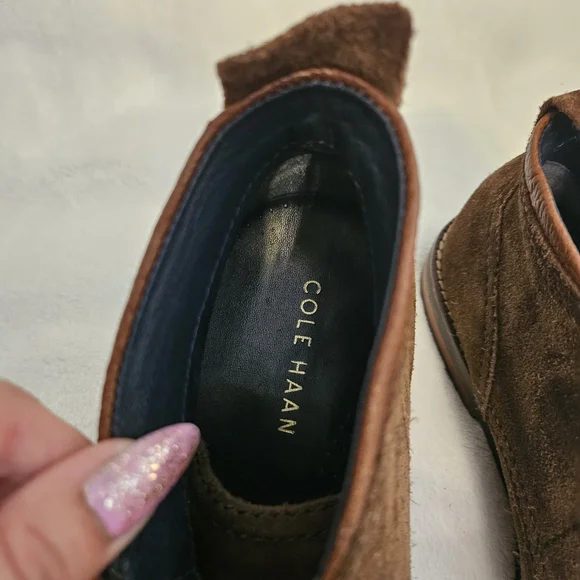 Men's Brown Suede Boots - Picture 2 of 5